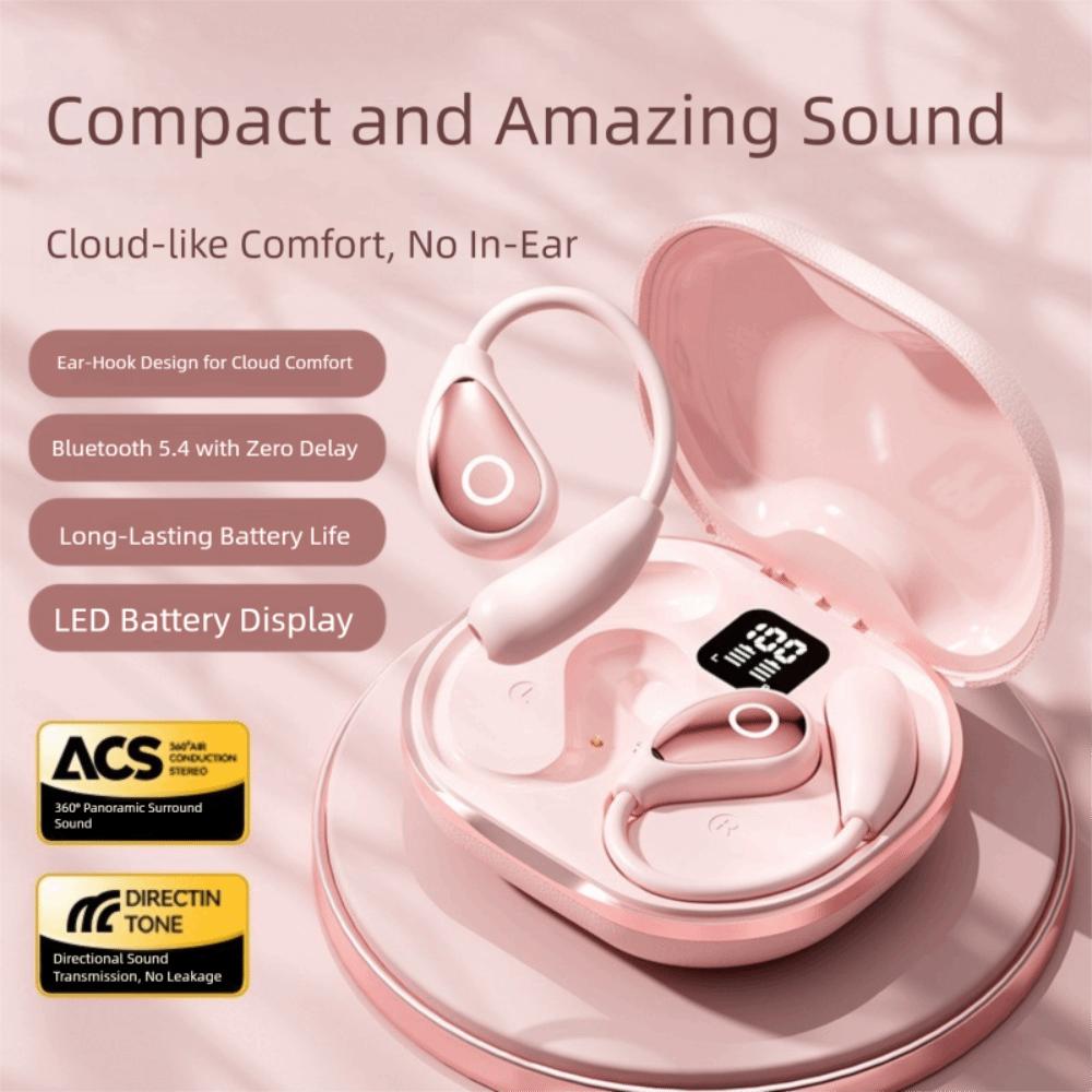 Bluetooth 5.4 Game Earbuds Stereo Sports Earphones Portable Earhook Earbuds Universal чорний
Bluetooth 5.4 Game Earbuds Stereo Sports Earphones Portable Earhook Earbuds Universal чорний