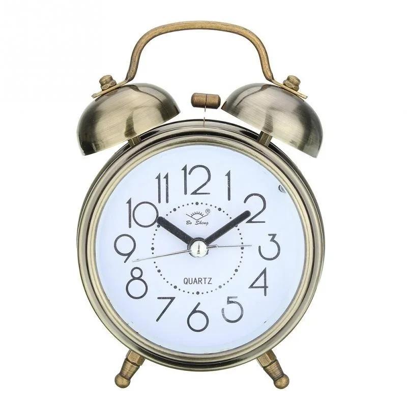 1 Pcs Alarm Clock Vintage Retro Silent Pointer Clocks Round Number Dual Bell Loud Alarm Clock Bedside Night Light Home Decors бронзовий
1 Pcs Alarm Clock Vintage Retro Silent Pointer Clocks Round Number Dual Bell Loud Alarm Clock Bedside Night Light Home Decors бронзовий