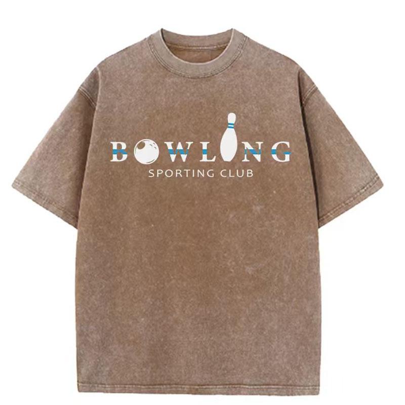 Unisexs Summer Washed Vintage Short Sleeve g Pure Cotton LooseFitting Bowling Pattern TShirt S
Unisexs Summer Washed Vintage Short Sleeve g Pure Cotton LooseFitting Bowling Pattern TShirt S