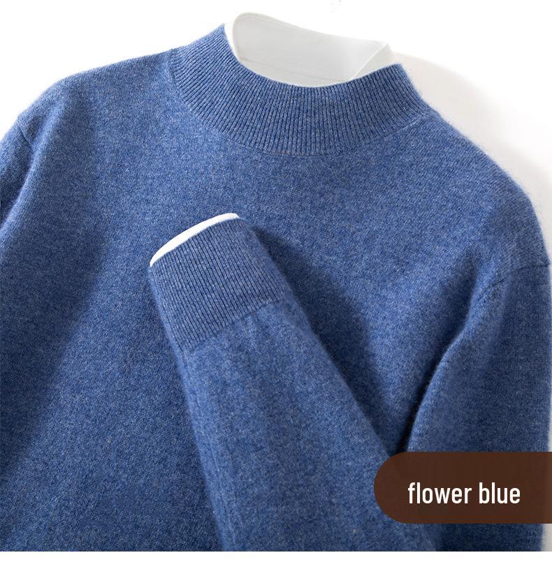 2025 Men s Cashmere Half-High Neck Pullover Sweater - Warm Autumn/Winter Knitwear Lightweight Base Layer XXL
2025 Men s Cashmere Half-High Neck Pullover Sweater - Warm Autumn/Winter Knitwear Lightweight Base Layer XXL