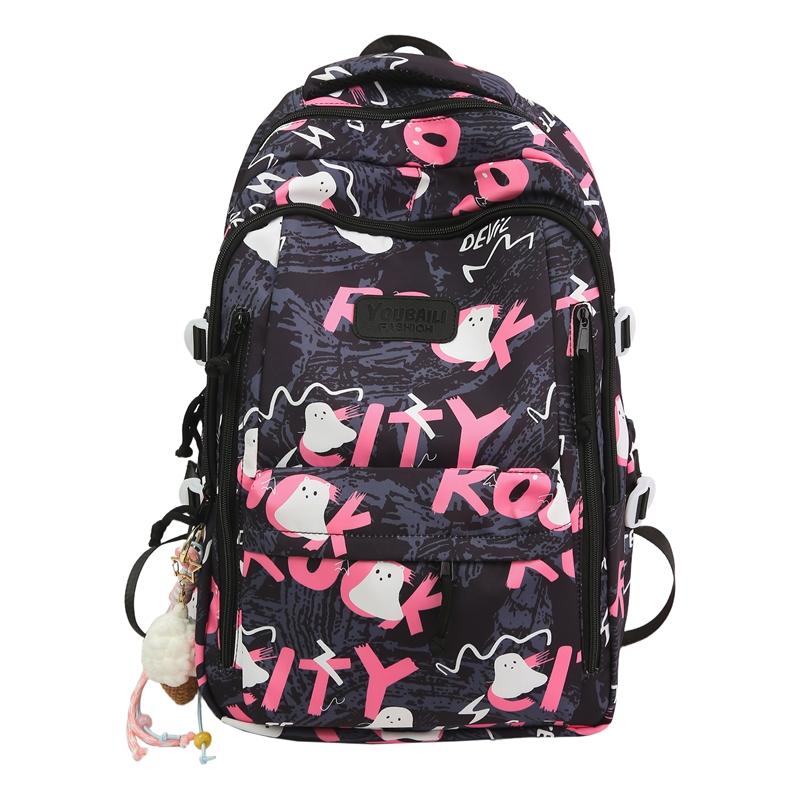 Рюкзак с граффити, контрастный, для ученика средней школы, школьный рюкзак, легкий рюкзак для девочки чёрный
Рюкзак с граффити, контрастный, для ученика средней школы, школьный рюкзак, легкий рюкзак для девочки чёрный