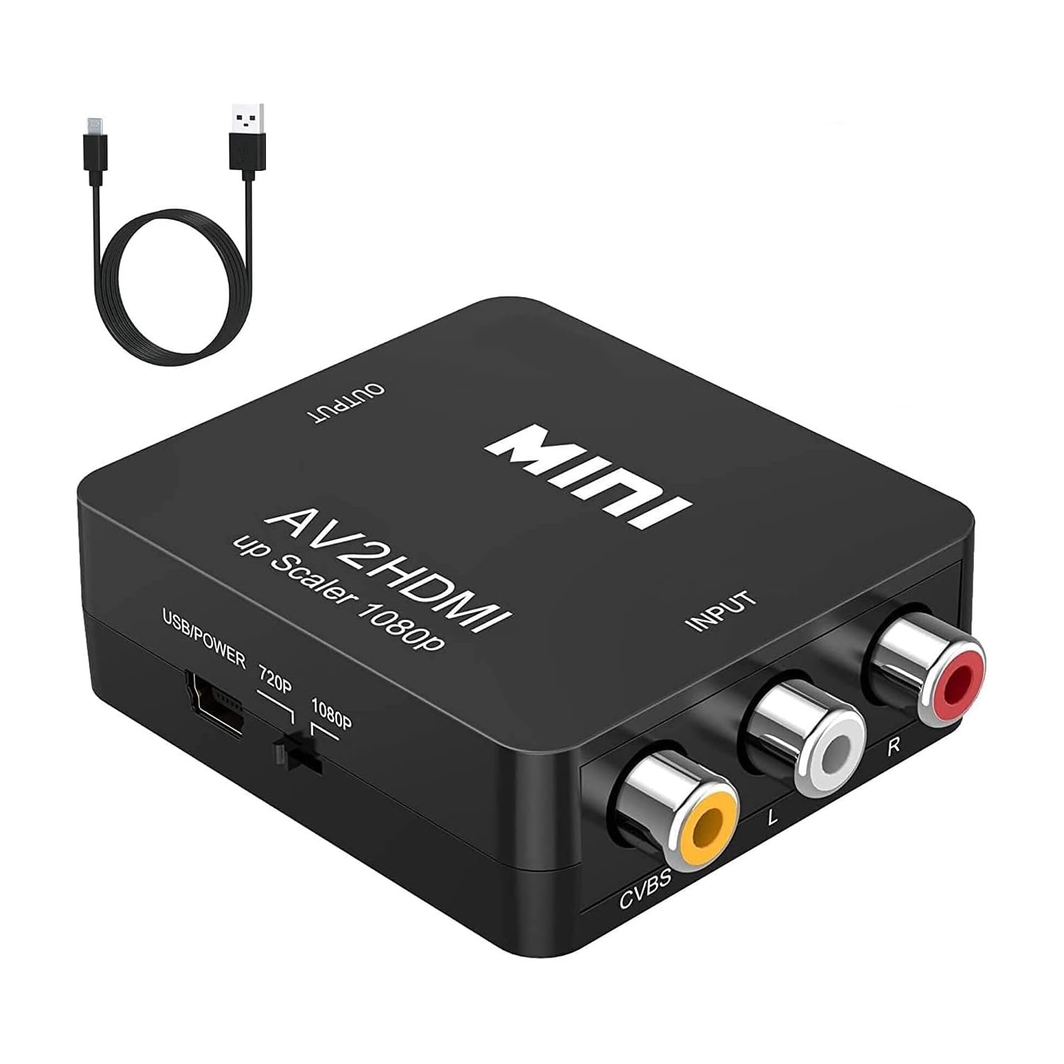 CHARYZA RCA в HDMI конвертер AV в HDMI конвертер AV2HDMI с USB кабелем передача звука переключение 1080/720P
CHARYZA RCA в HDMI конвертер AV в HDMI конвертер AV2HDMI с USB кабелем передача звука переключение 1080/720P