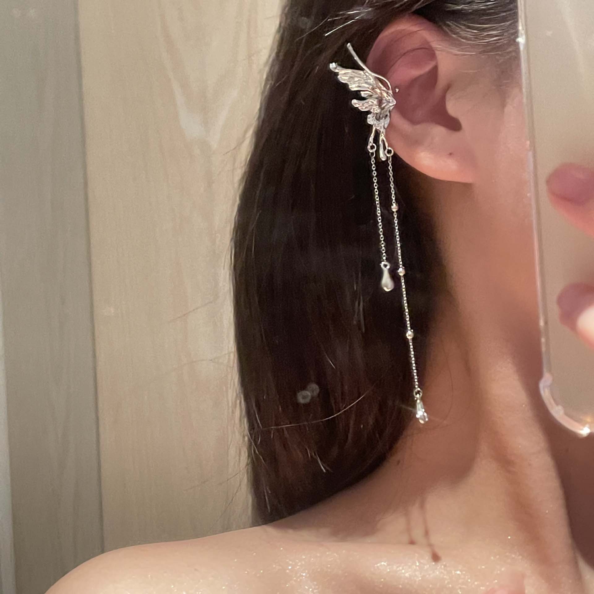 Heart Wing Ear Clip Earrings for Women Girl Rhinestone Angel Elf Earbone Clip No Piercing Clip Adjustable Fashion Jewelry Gift
Heart Wing Ear Clip Earrings for Women Girl Rhinestone Angel Elf Earbone Clip No Piercing Clip Adjustable Fashion Jewelry Gift