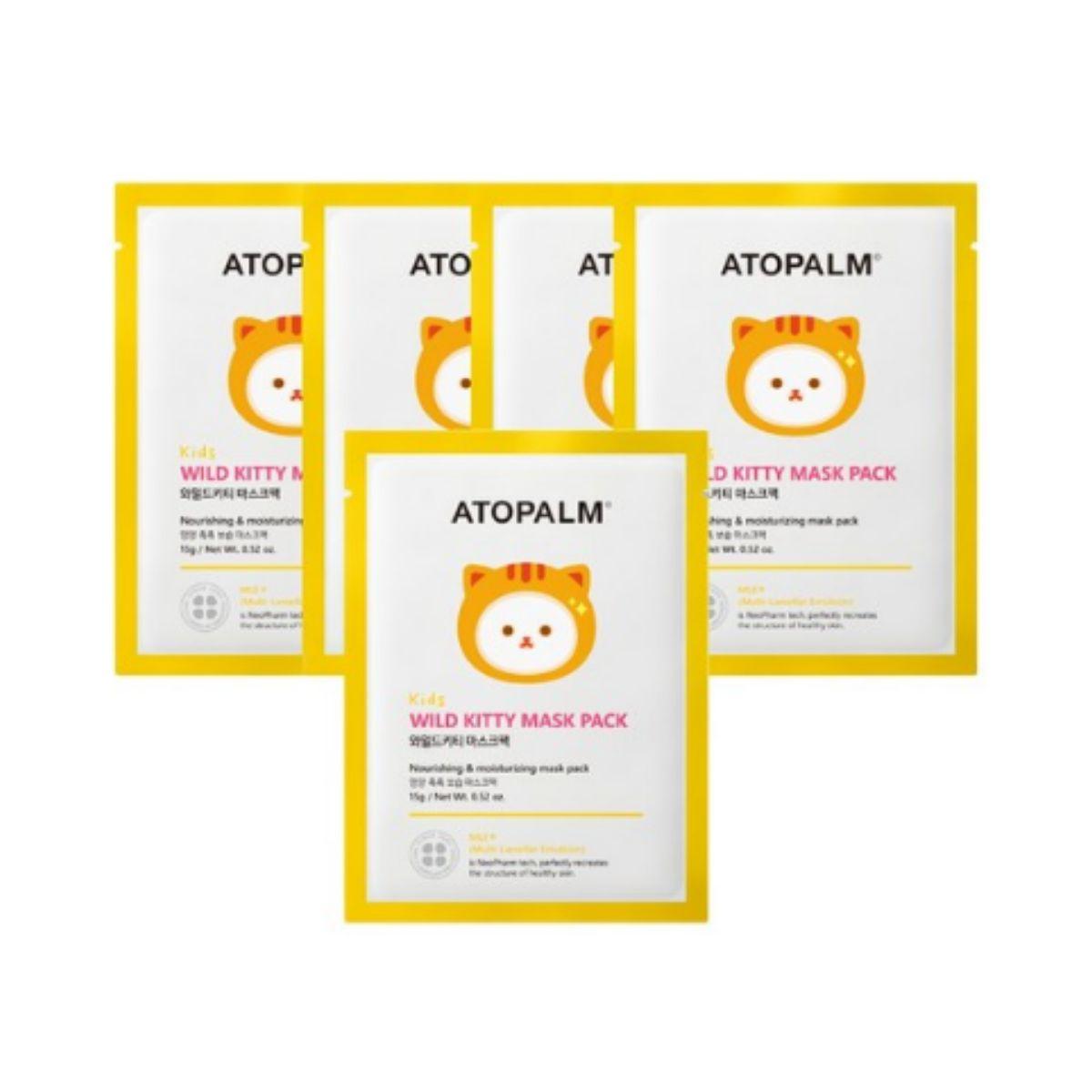 Atopalm Wild Kitty Mask Pack 15g × 5 Sheets
Atopalm Wild Kitty Mask Pack 15g × 5 Sheets