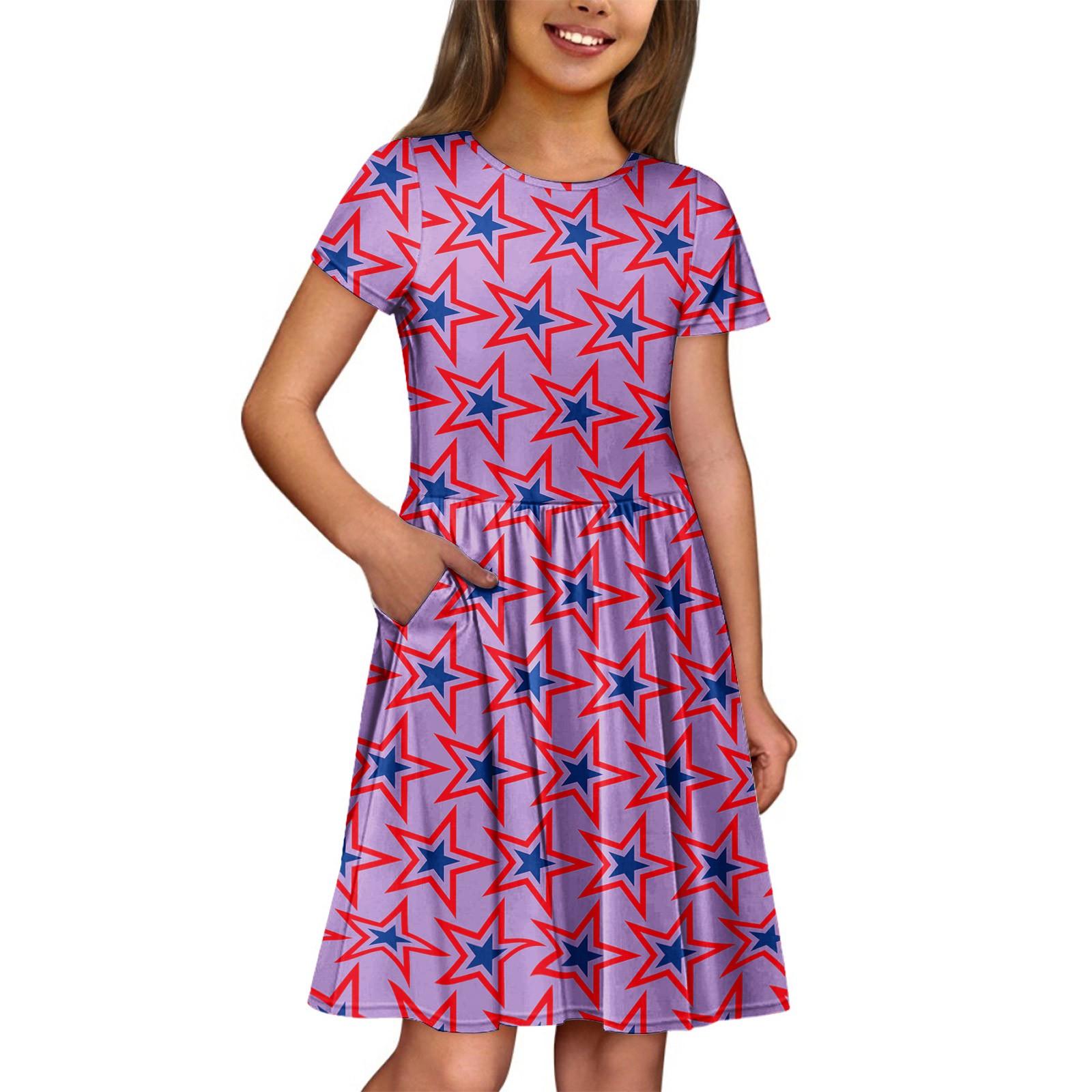 Дівчинка Літня Сукня Однотонна та з Принтом Сукня без Рукавів з Кишенею Повсякденна Сукня з Коротким Рукавом для Вечірки 120
Дівчинка Літня Сукня Однотонна та з Принтом Сукня без Рукавів з Кишенею Повсякденна Сукня з Коротким Рукавом для Вечірки 120