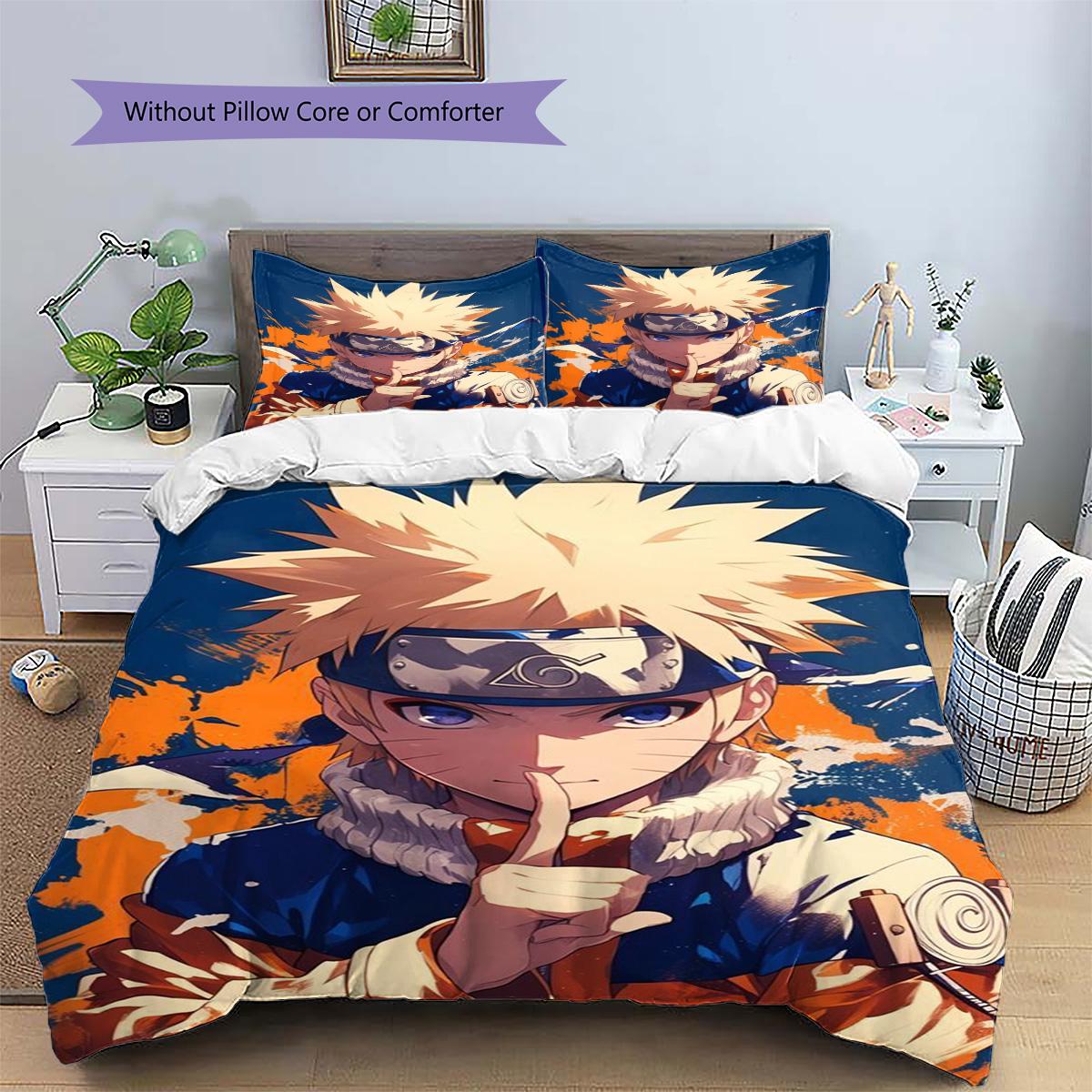 Naruto Uzumaki Patterned Pillowcase & Duvet Cover Set Fashion Bedding for Bedroom Interior Lovely Gift.-TING 135x200cm
Naruto Uzumaki Patterned Pillowcase & Duvet Cover Set Fashion Bedding for Bedroom Interior Lovely Gift.-TING 135x200cm