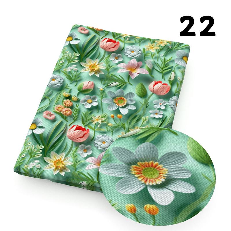 1sheet 3D Style Flat Printed Flower PVC Leather Fabric Pre-Cut Material for DIY Crafts Home Textile Decor Artificial Leather 20x33cm
1sheet 3D Style Flat Printed Flower PVC Leather Fabric Pre-Cut Material for DIY Crafts Home Textile Decor Artificial Leather 20x33cm