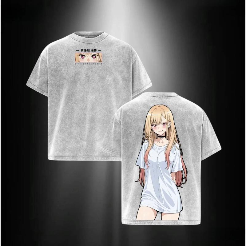 Cute Marin My Dress-Up Darling T-shirt Harajuku Y2k Washed T Shirt Summer Short Sleeve Loose Cotton Tees Tops Men Women Clothing XXL сірий колір
Cute Marin My Dress-Up Darling T-shirt Harajuku Y2k Washed T Shirt Summer Short Sleeve Loose Cotton Tees Tops Men Women Clothing XXL сірий колір