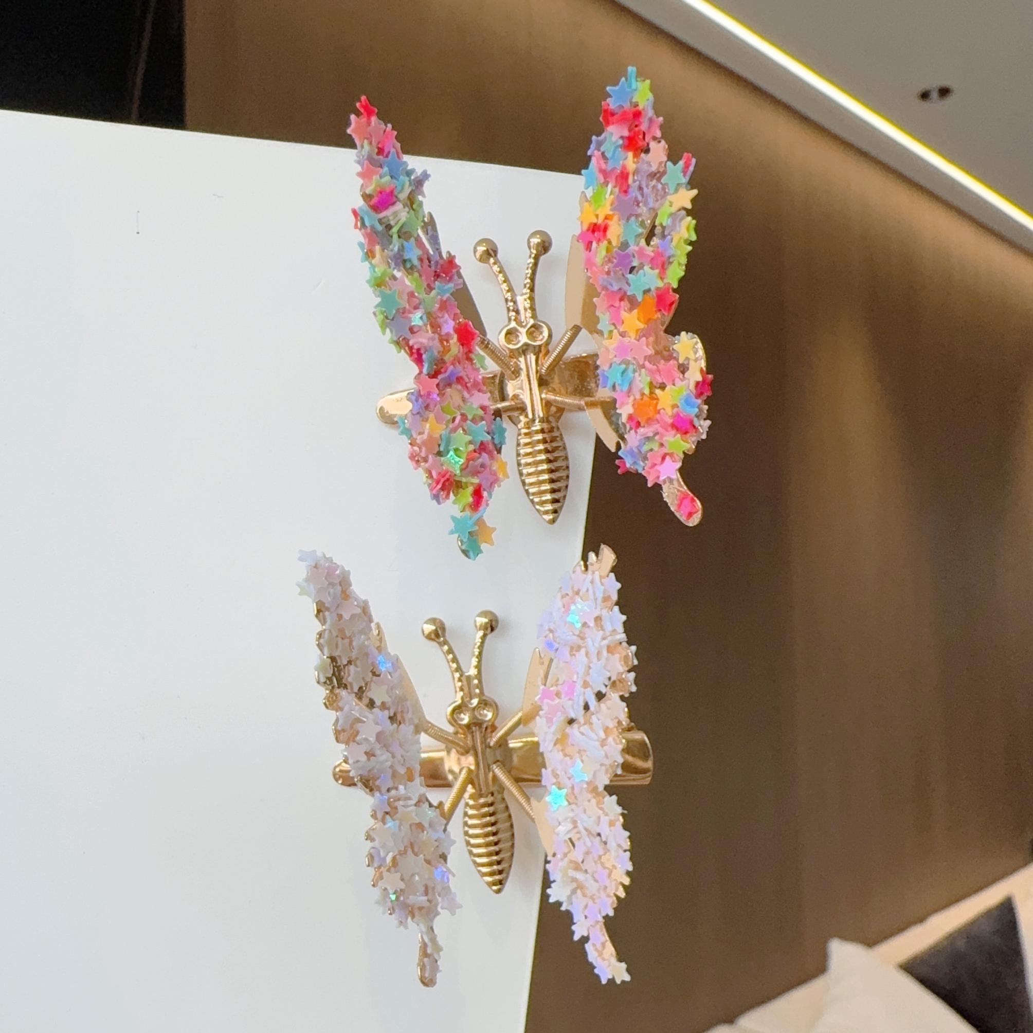 2PCS Elegant Tassel Butterfly Hairpin Female Retro Accessories Trembling Side Clip Moving Butterfly Headdress Party Jewelry Gift
2PCS Elegant Tassel Butterfly Hairpin Female Retro Accessories Trembling Side Clip Moving Butterfly Headdress Party Jewelry Gift
