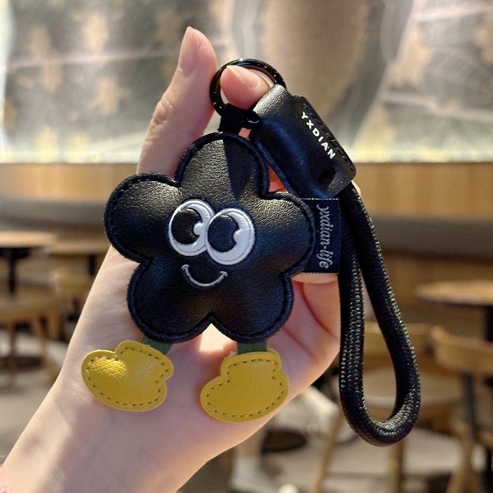 Big Eyes Leather Flower Pendant Funny Keyring with Lanyard Fashion Cartoon Keychain Friends Flower
Big Eyes Leather Flower Pendant Funny Keyring with Lanyard Fashion Cartoon Keychain Friends Flower
