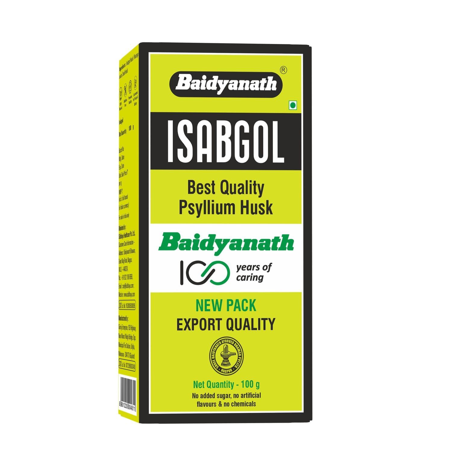 Baidyanath Asli Ayurved Isabgol Psyllium Husk Powder 100 gm | Natural Fiber Digestive Support
Baidyanath Asli Ayurved Isabgol Psyllium Husk Powder 100 gm | Natural Fiber Digestive Support