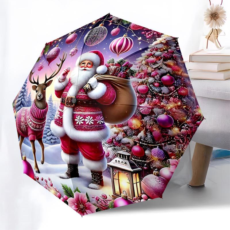 1pc Christmas Candy House Automatic Opening Folding Umbrella, 8 Bone Iron Frame, Outdoor Umbrella, Festive Gift for Fans, Travelers, Daily Use.D023
1pc Christmas Candy House Automatic Opening Folding Umbrella, 8 Bone Iron Frame, Outdoor Umbrella, Festive Gift for Fans, Travelers, Daily Use.D023