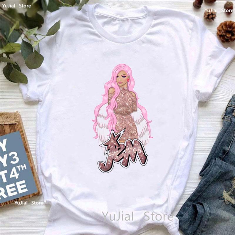 Retro 80s Jem Jem And The Holograms Women T Shirt Summer Fashion Tops Tee Tshirt Harajuku Shirt 4XL
Retro 80s Jem Jem And The Holograms Women T Shirt Summer Fashion Tops Tee Tshirt Harajuku Shirt 4XL