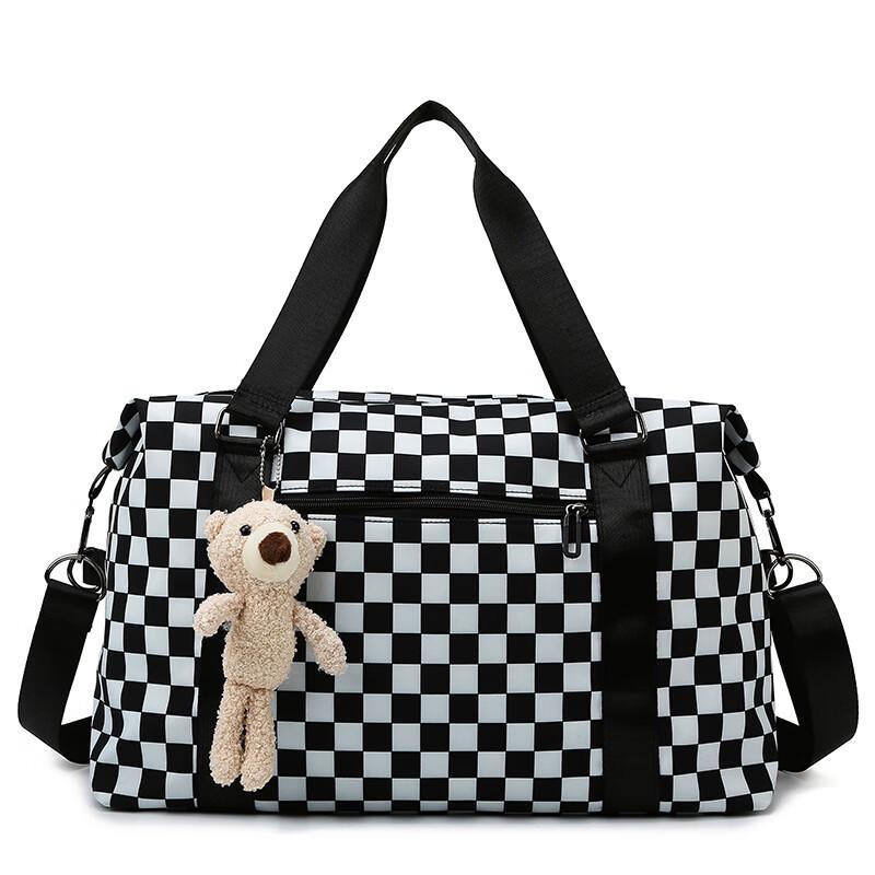 Women s Large Capacity Checkerboard Travel Gym Bag
Women s Large Capacity Checkerboard Travel Gym Bag