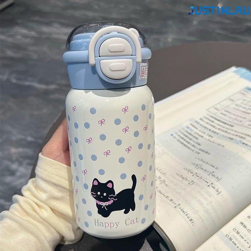 Kitten Dual Drinking Cup Stainless Steel Insulated Cup Suitable for Students with Princess Style Straw Cup Coffee Mug 401-500ml синий
Kitten Dual Drinking Cup Stainless Steel Insulated Cup Suitable for Students with Princess Style Straw Cup Coffee Mug 401-500ml синий