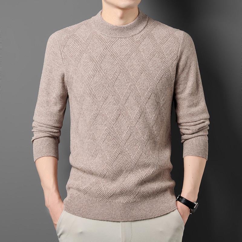 Men s Winter Wool Jacquard Sweater - Half-High Collar, Thickened, Warm Fleece XXXXL
Men s Winter Wool Jacquard Sweater - Half-High Collar, Thickened, Warm Fleece XXXXL