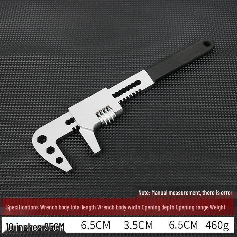 F-type Quick Universal Pipe Wrench for Large Caliber Water/Heating Pipes - Manual Disassembly Pliers
F-type Quick Universal Pipe Wrench for Large Caliber Water/Heating Pipes - Manual Disassembly Pliers