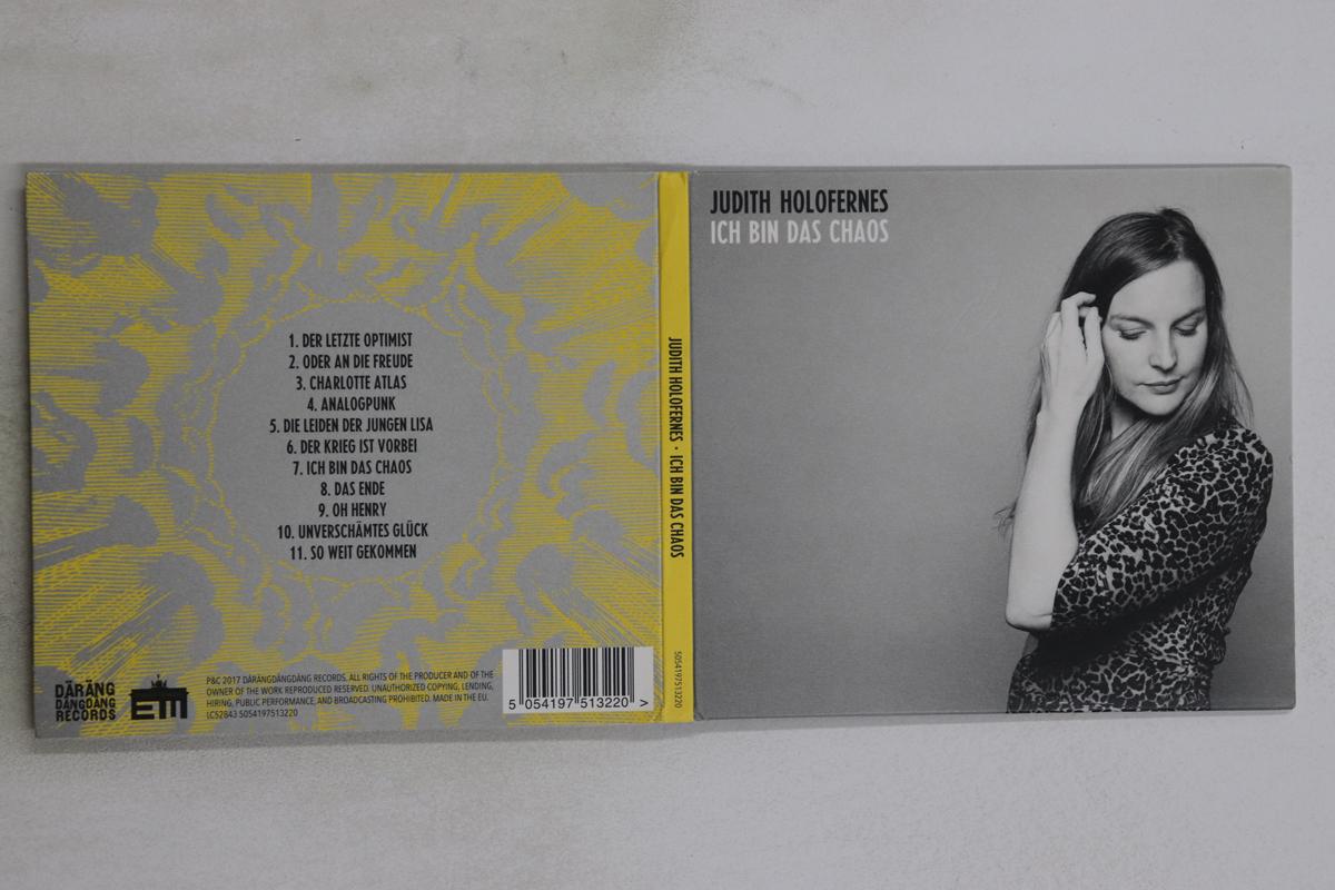 CD JUDITH HOLOFERNES - Ich Bin Das Chaos 5054197513220 DARANGDANGDANG 2017 Germany Rock Used
CD JUDITH HOLOFERNES - Ich Bin Das Chaos 5054197513220 DARANGDANGDANG 2017 Germany Rock Used