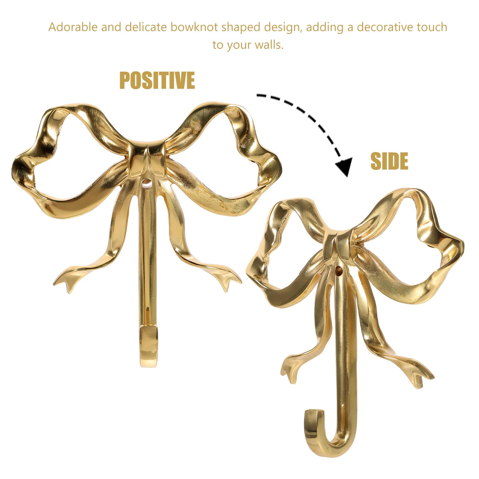 2pcs Brass Butterfly Bowknot Wall Hooks Large Small Size Decorative Home Supplies Coat Hangers Easy Install Wall 6.70X6.40X1.50CM
2pcs Brass Butterfly Bowknot Wall Hooks Large Small Size Decorative Home Supplies Coat Hangers Easy Install Wall 6.70X6.40X1.50CM