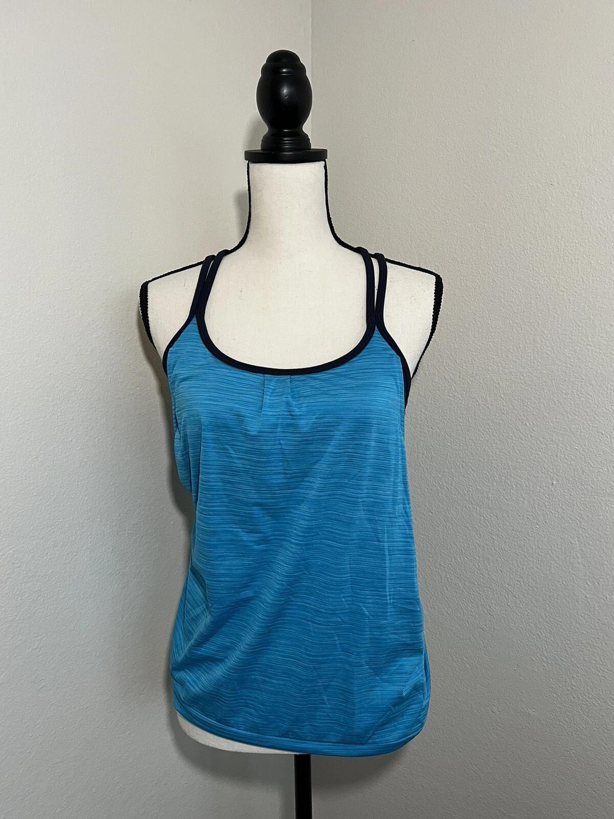 Athleta Blue Layered Workout 2 In 1 Tank Top Size XS Built In Bra M
Athleta Blue Layered Workout 2 In 1 Tank Top Size XS Built In Bra M