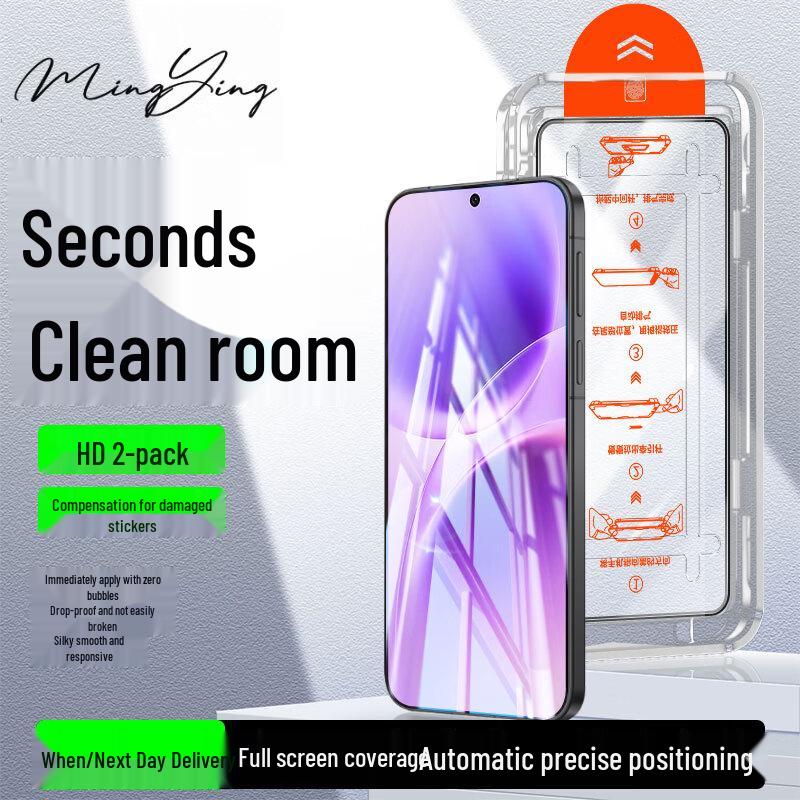 Vivo S50 Ultrasonic Unlock Tempered Glass Screen Protector with Dust-Free Chamber
Vivo S50 Ultrasonic Unlock Tempered Glass Screen Protector with Dust-Free Chamber