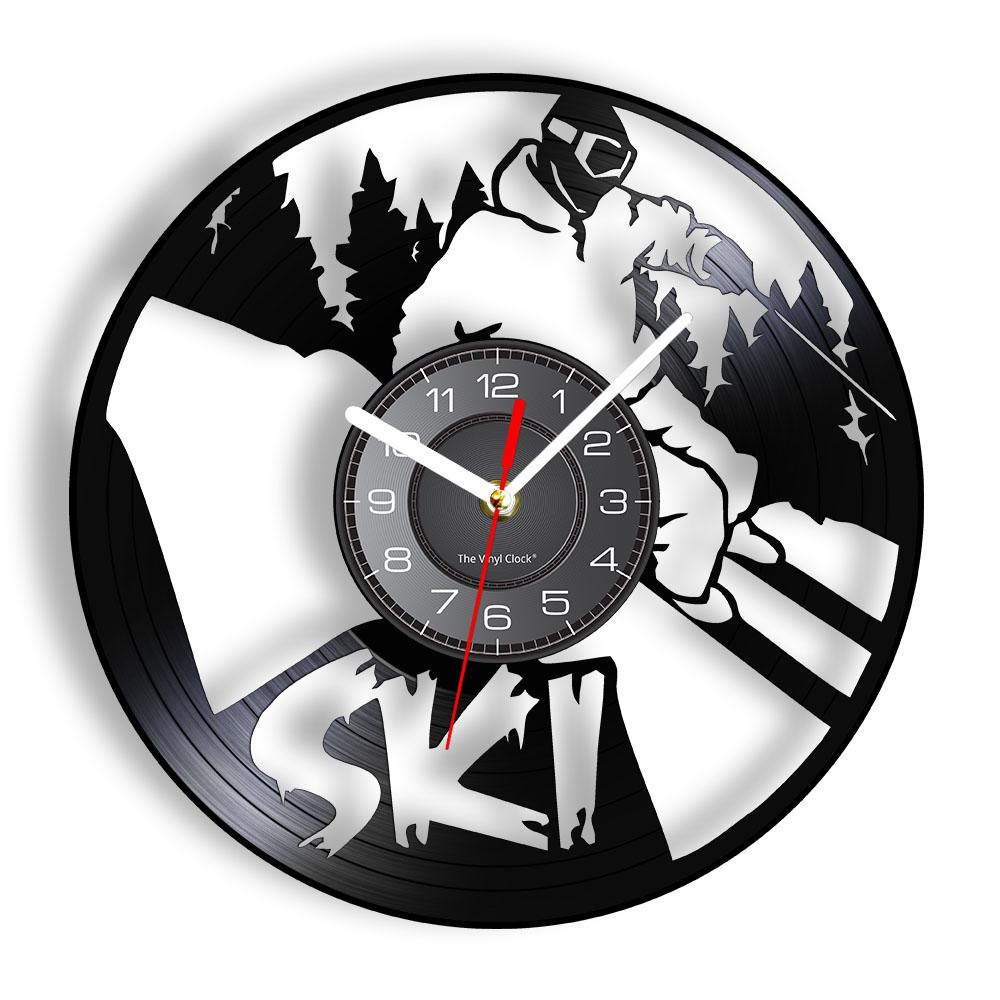 Skiing Design Art Vinyl LP Record Wall Clock Snowboardin Snow Sports Home Decor Downhill Skiing Crafts Watch Skier Man Cave Gift
Skiing Design Art Vinyl LP Record Wall Clock Snowboardin Snow Sports Home Decor Downhill Skiing Crafts Watch Skier Man Cave Gift