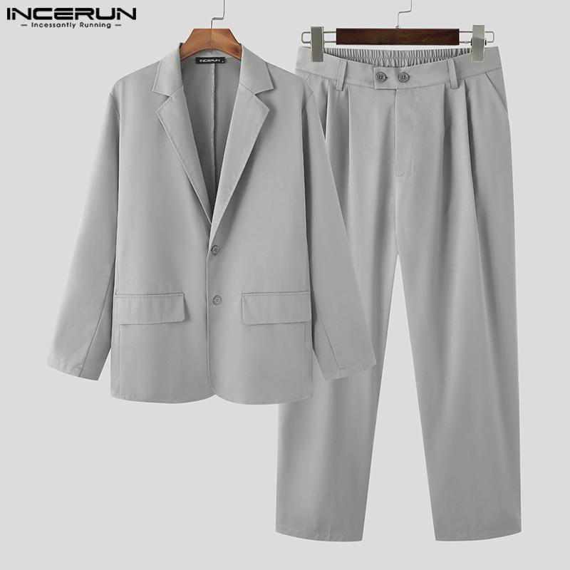 INCERUN 2PCS Suits Men Solid Color Long Sleeve Thin Coats Long Trousers Sets L армія зелений колір
INCERUN 2PCS Suits Men Solid Color Long Sleeve Thin Coats Long Trousers Sets L армія зелений колір