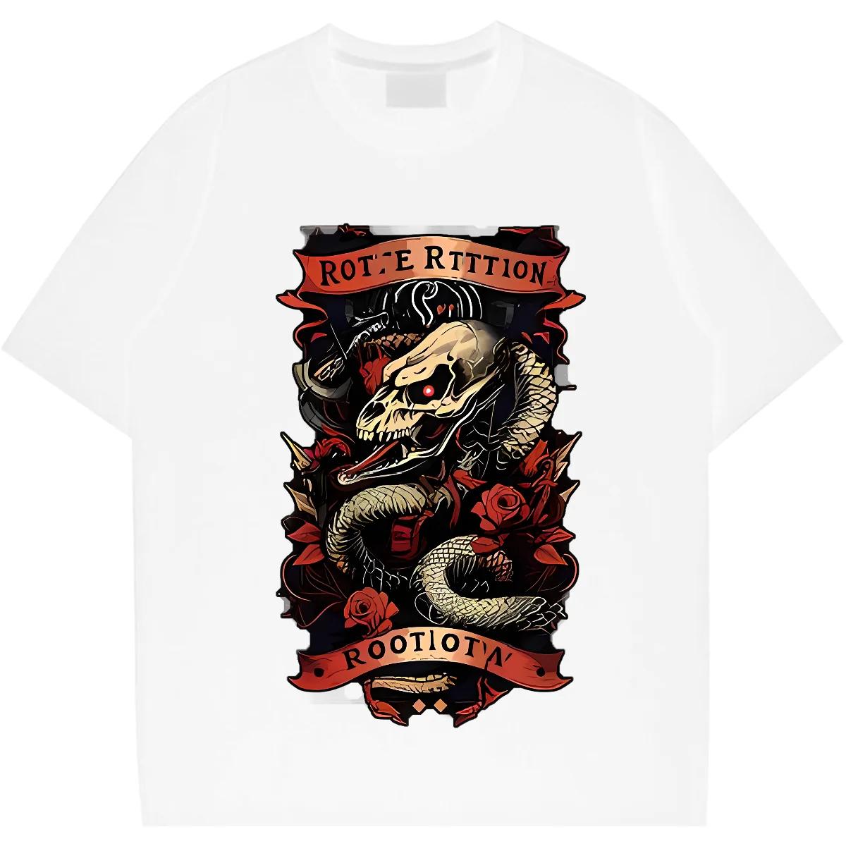 Футболка Оверсайз с Принтом Головы Черепа и Змеи, Футболка из Молочного Волокна, Хип-Хоп Стиль, Мужская Футболка, Печатная Футболка, Уличная Одежда, Одежда с Коротким Рукавом XXXXXL белый
Футболка Оверсайз с Принтом Головы Черепа и Змеи, Футболка из Молочного Волокна, Хип-Хоп Стиль, Мужская Футболка, Печатная Футболка, Уличная Одежда, Одежда с Коротким Рукавом XXXXXL белый