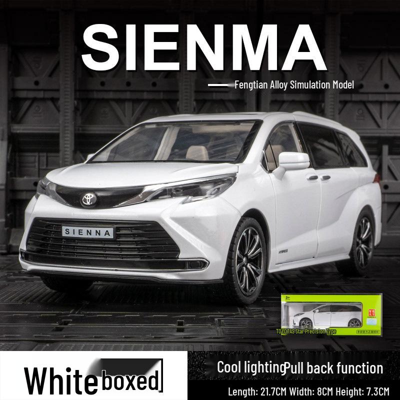 Toyota Sienna Минивэн Модель из сплава Машинка с инерционным механизмом Украшение белый
Toyota Sienna Минивэн Модель из сплава Машинка с инерционным механизмом Украшение белый