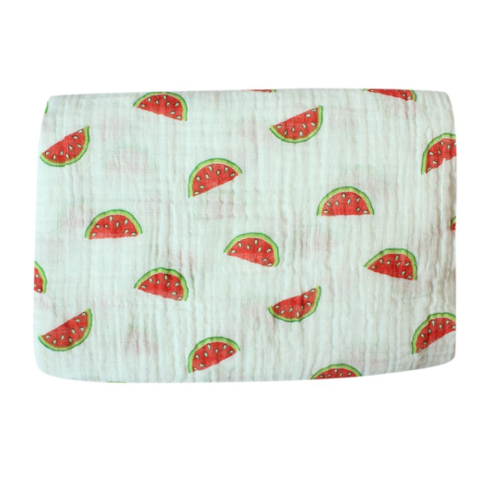 Cotton Swaddles Soft Newborn Blankets Bath Gauze Infant Wrap Sleepsack Stroller Cover watermelon115*115cm double layer
Cotton Swaddles Soft Newborn Blankets Bath Gauze Infant Wrap Sleepsack Stroller Cover watermelon115*115cm double layer