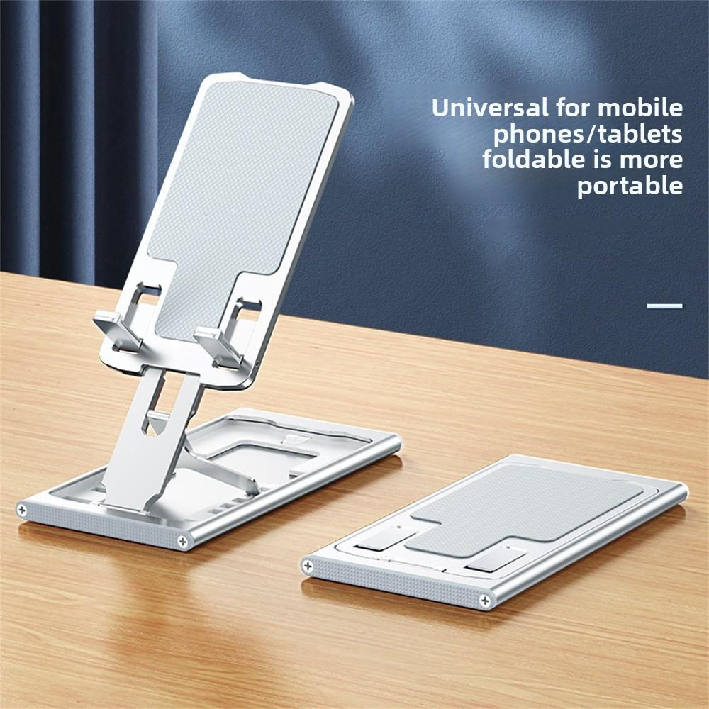 696 Portable Folding Aluminum Alloy Phone Holder Non-slip Free Lifting And Lowering Angle Adjustable Tablet Mobile Phone Bracket
696 Portable Folding Aluminum Alloy Phone Holder Non-slip Free Lifting And Lowering Angle Adjustable Tablet Mobile Phone Bracket