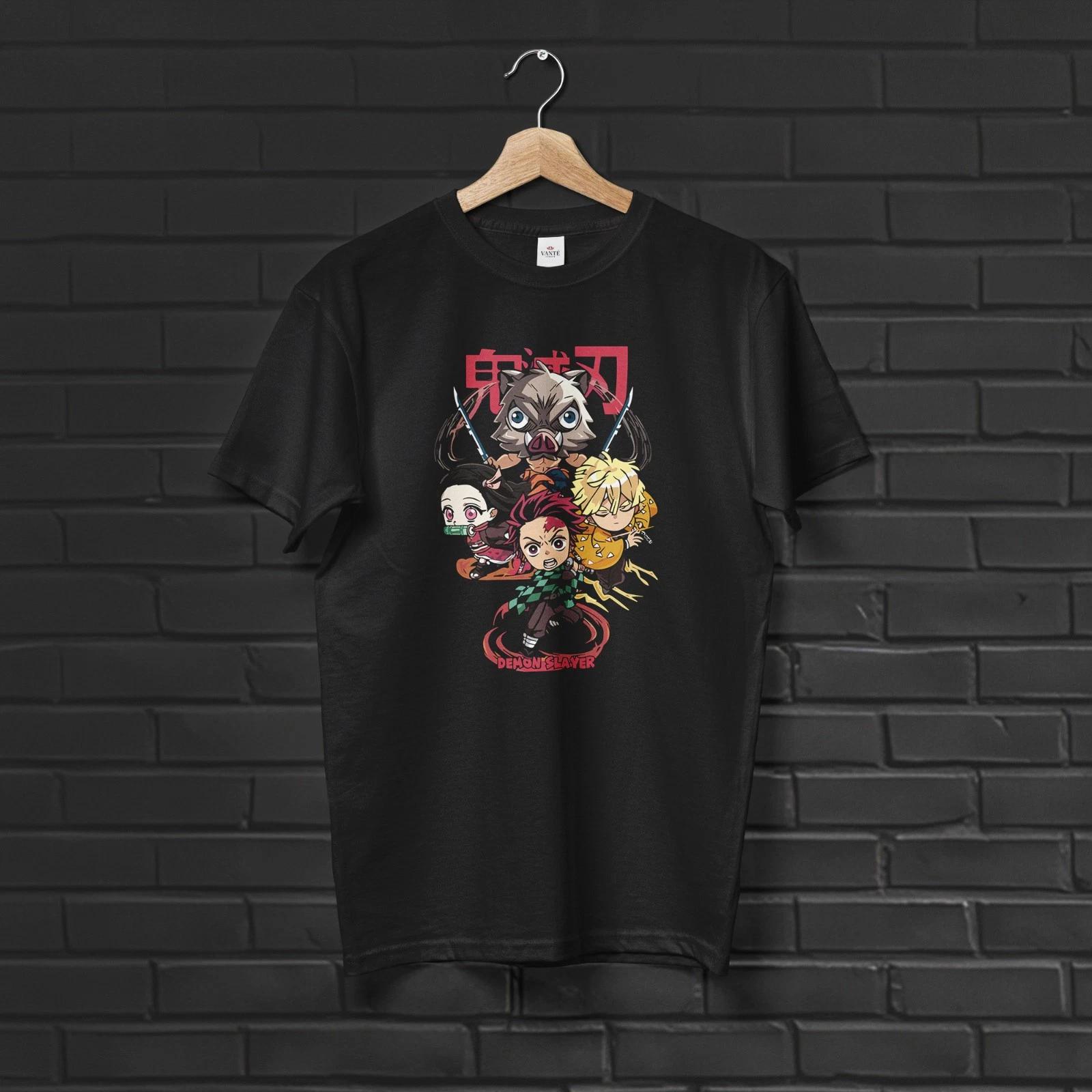 Tanjiro Nezuko Inosuke Zenitsu Chibi T Shirt Cute Graphic Cotton Tee 4XL
Tanjiro Nezuko Inosuke Zenitsu Chibi T Shirt Cute Graphic Cotton Tee 4XL