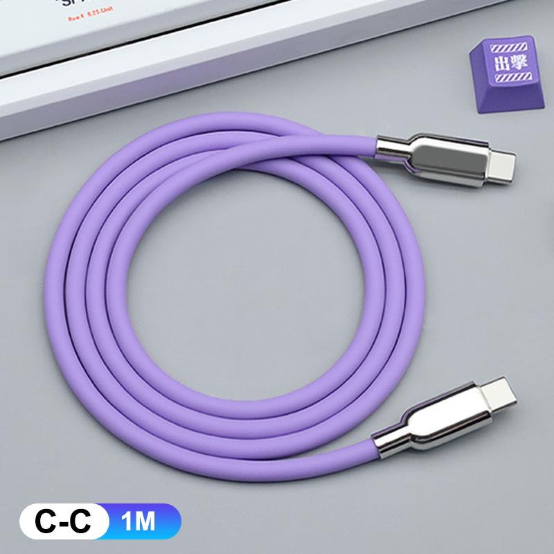 240W Pd3.1 Liquid Silicone Usb C Type-C Fast Charging Cable 15 16 17 S23 S24 S25
240W Pd3.1 Liquid Silicone Usb C Type-C Fast Charging Cable 15 16 17 S23 S24 S25