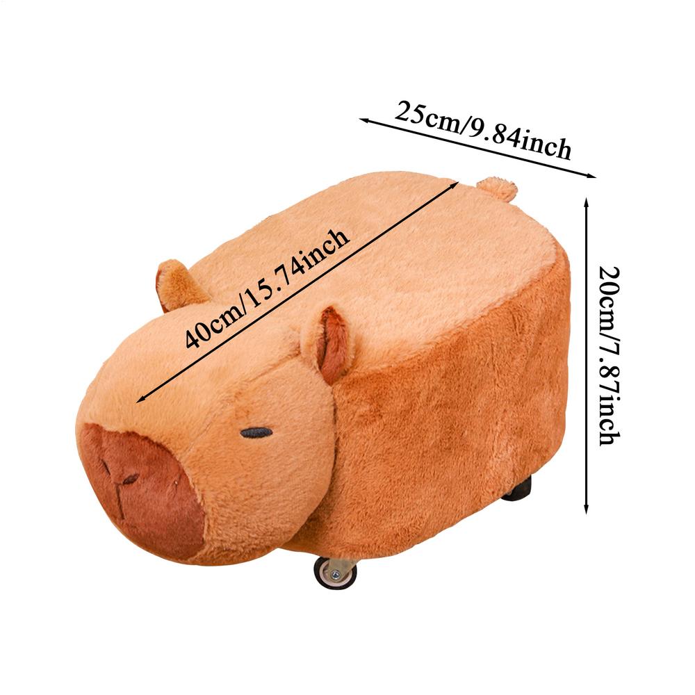 Cute Capybara Pulley Stool Footstoo Kids Sitting Stools Silent Cartoon Capybara Shape Swivel Wheels Chair For Corridors Room
Cute Capybara Pulley Stool Footstoo Kids Sitting Stools Silent Cartoon Capybara Shape Swivel Wheels Chair For Corridors Room