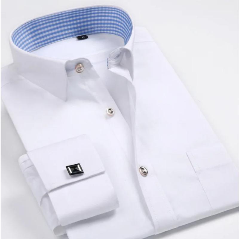2026 new men s long sleeve shirt High quality tuxedo standing collar wedding dress shirt men s white French cufflink shirt 4XL
2026 new men s long sleeve shirt High quality tuxedo standing collar wedding dress shirt men s white French cufflink shirt 4XL
