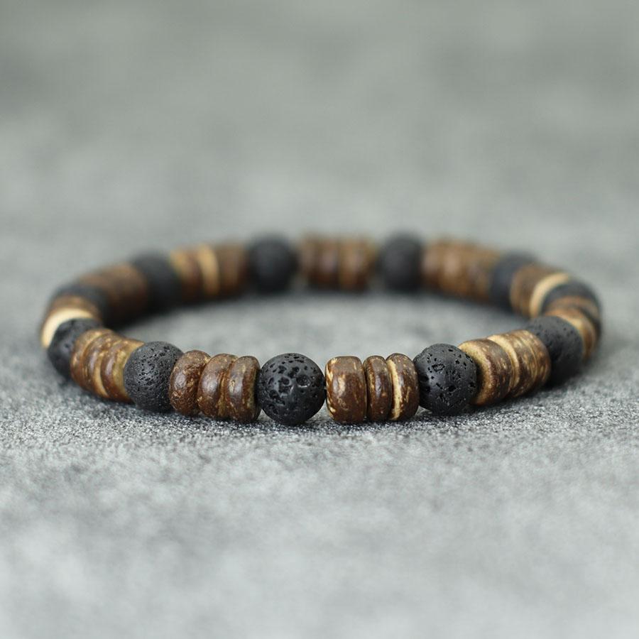 New Natural Coconut Husk Bracelet For Men Handmade Onyx Volcanic Rock Stone Beaded Braslet Leisure Accessories Meditation Joias лавовый
New Natural Coconut Husk Bracelet For Men Handmade Onyx Volcanic Rock Stone Beaded Braslet Leisure Accessories Meditation Joias лавовый