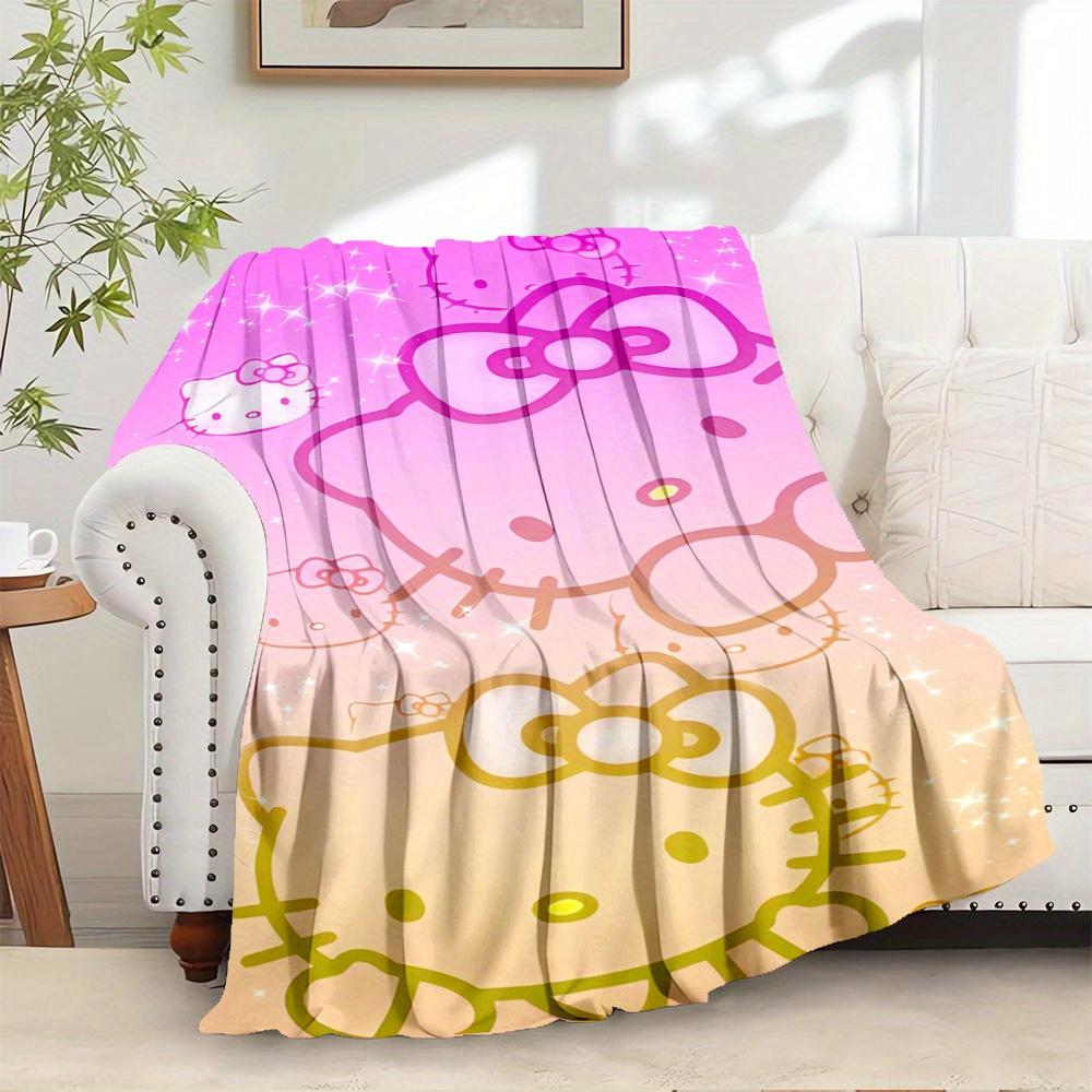 1pc Hello Kitty Gradient Color Cute Cartoon Pattern Blanket - Home Decor Soft, Warm and Comfortable All Seasons Universal Comfortable Machin 130x150cm
1pc Hello Kitty Gradient Color Cute Cartoon Pattern Blanket - Home Decor Soft, Warm and Comfortable All Seasons Universal Comfortable Machin 130x150cm