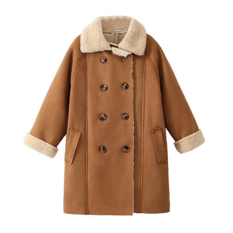 Girls Fashionable Camel-colored Double-breasted Coat for Winter, Children s Casual Outerwear 120cm верблюд
Girls Fashionable Camel-colored Double-breasted Coat for Winter, Children s Casual Outerwear 120cm верблюд