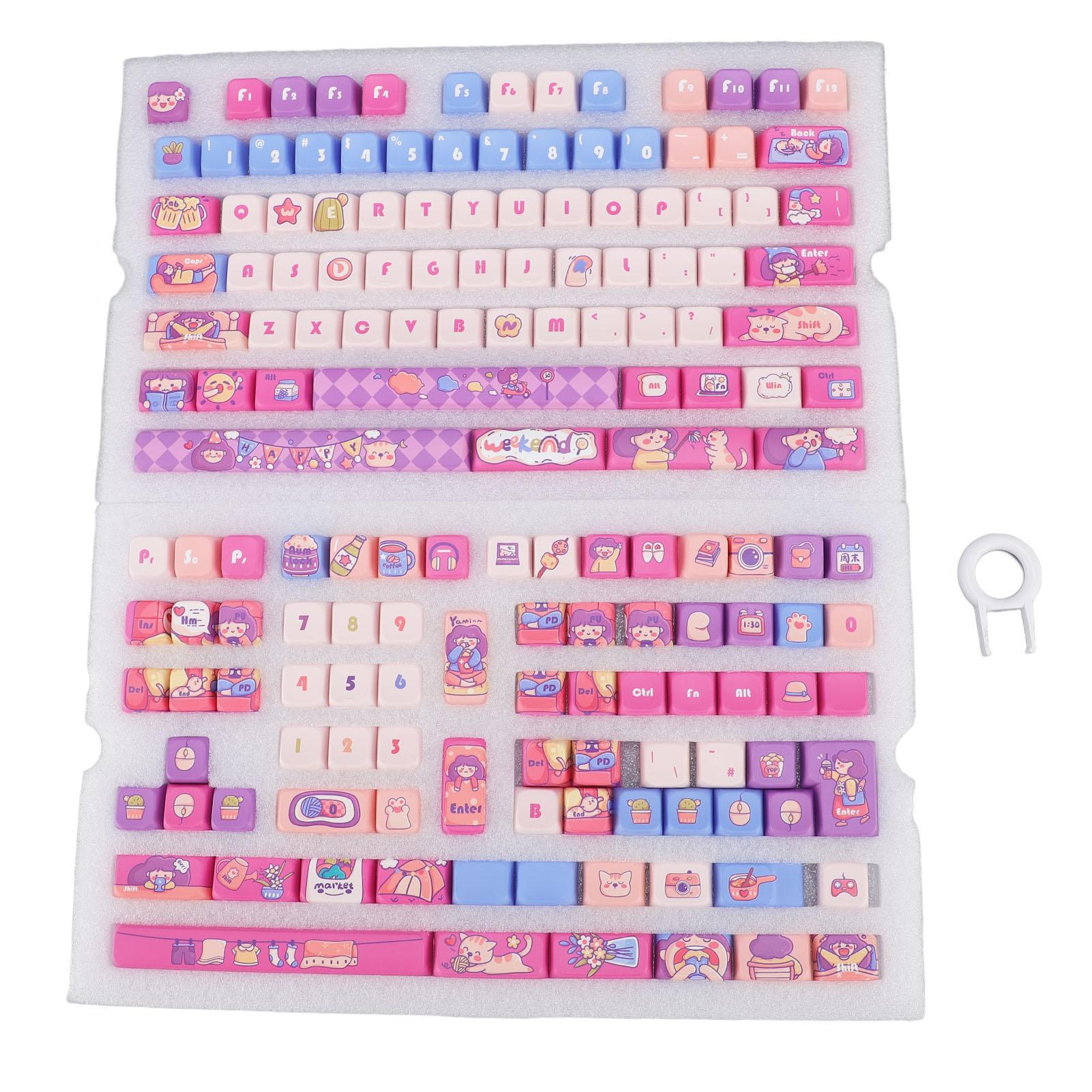 158 клавиш PBT Keycap MDA Profile PBT Термосублимационные декоративные клавиши для механической клавиатуры
158 клавиш PBT Keycap MDA Profile PBT Термосублимационные декоративные клавиши для механической клавиатуры