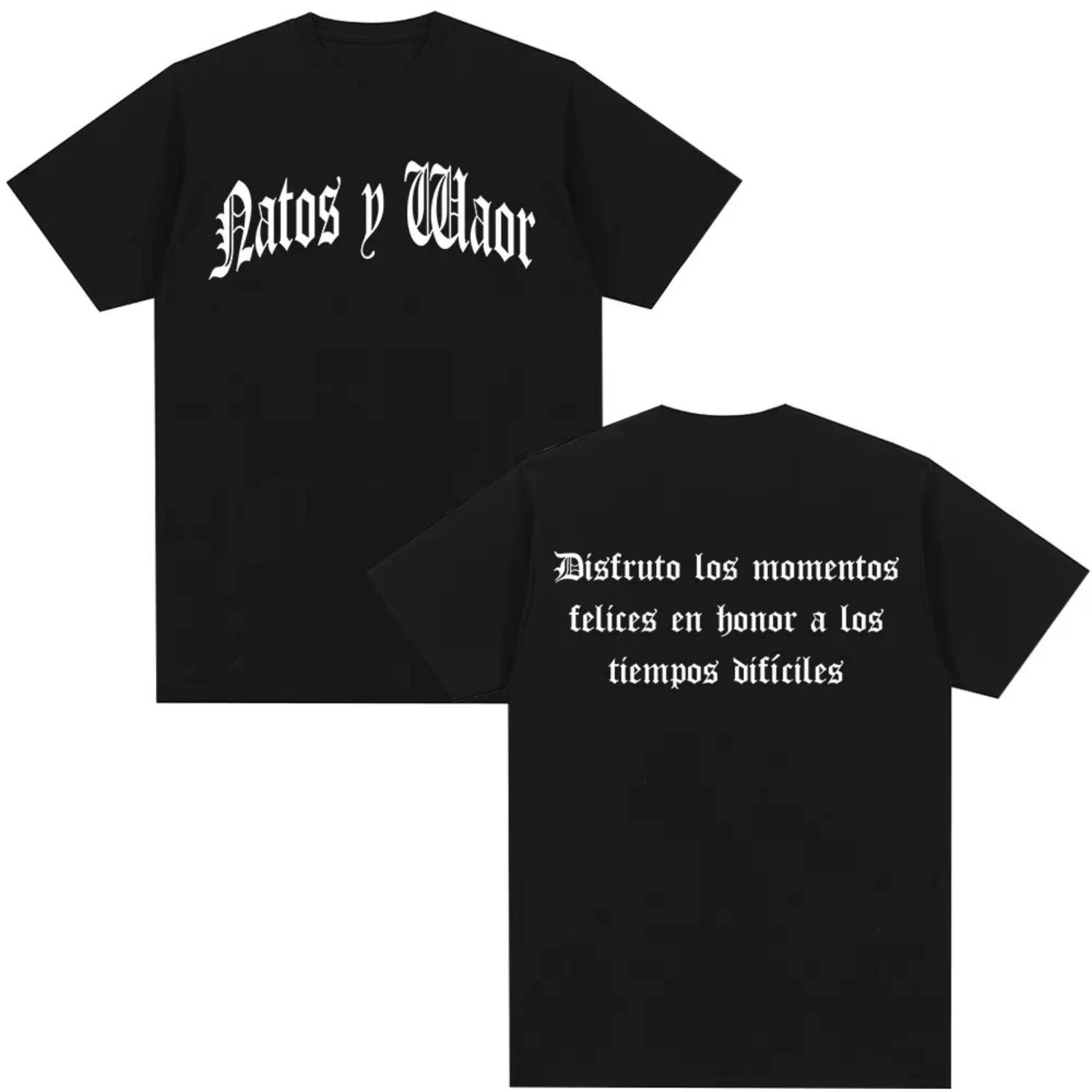Rapper Natos Y Waor 100%cotton Men s Shirt Summer Graphics Shirts Women s Y2k Hip Hop Short Sleeve Streetwear Tshirt S чёрный
Rapper Natos Y Waor 100%cotton Men s Shirt Summer Graphics Shirts Women s Y2k Hip Hop Short Sleeve Streetwear Tshirt S чёрный