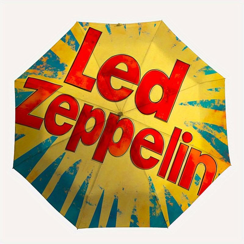 1pc Led Zeppelin Automatic Umbrella Durable Iron Frame & Plastic Handle, Gift for Men & Women, Sturdy Construction,Playful Design y250826200
1pc Led Zeppelin Automatic Umbrella Durable Iron Frame & Plastic Handle, Gift for Men & Women, Sturdy Construction,Playful Design y250826200