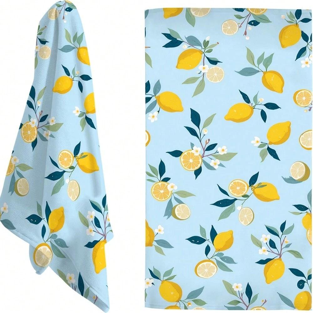 1PC Summer Lemon Quick Dry Swim Towel, Polyester Portable Beach Towel, Soft Absorbent Travel Towel for All Genders, Ideal for Be W30*H60(CM)
1PC Summer Lemon Quick Dry Swim Towel, Polyester Portable Beach Towel, Soft Absorbent Travel Towel for All Genders, Ideal for Be W30*H60(CM)