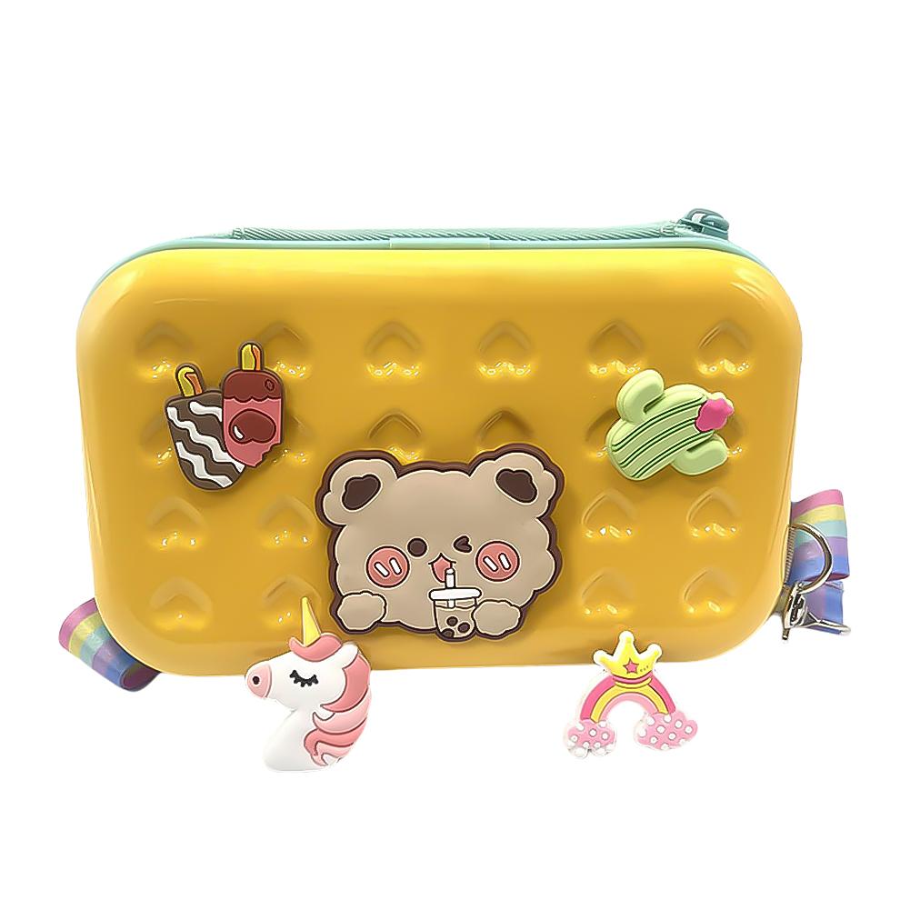 популярна 7-дюймова міні-водонепроникна мультяшна косметичка з твердою оболонкою. Жіноча косметичка-органайзер. Невеликий портмоне для мобільного телефону. Органайзер для туалетної сумки. жовтий
популярна 7-дюймова міні-водонепроникна мультяшна косметичка з твердою оболонкою. Жіноча косметичка-органайзер. Невеликий портмоне для мобільного телефону. Органайзер для туалетної сумки. жовтий