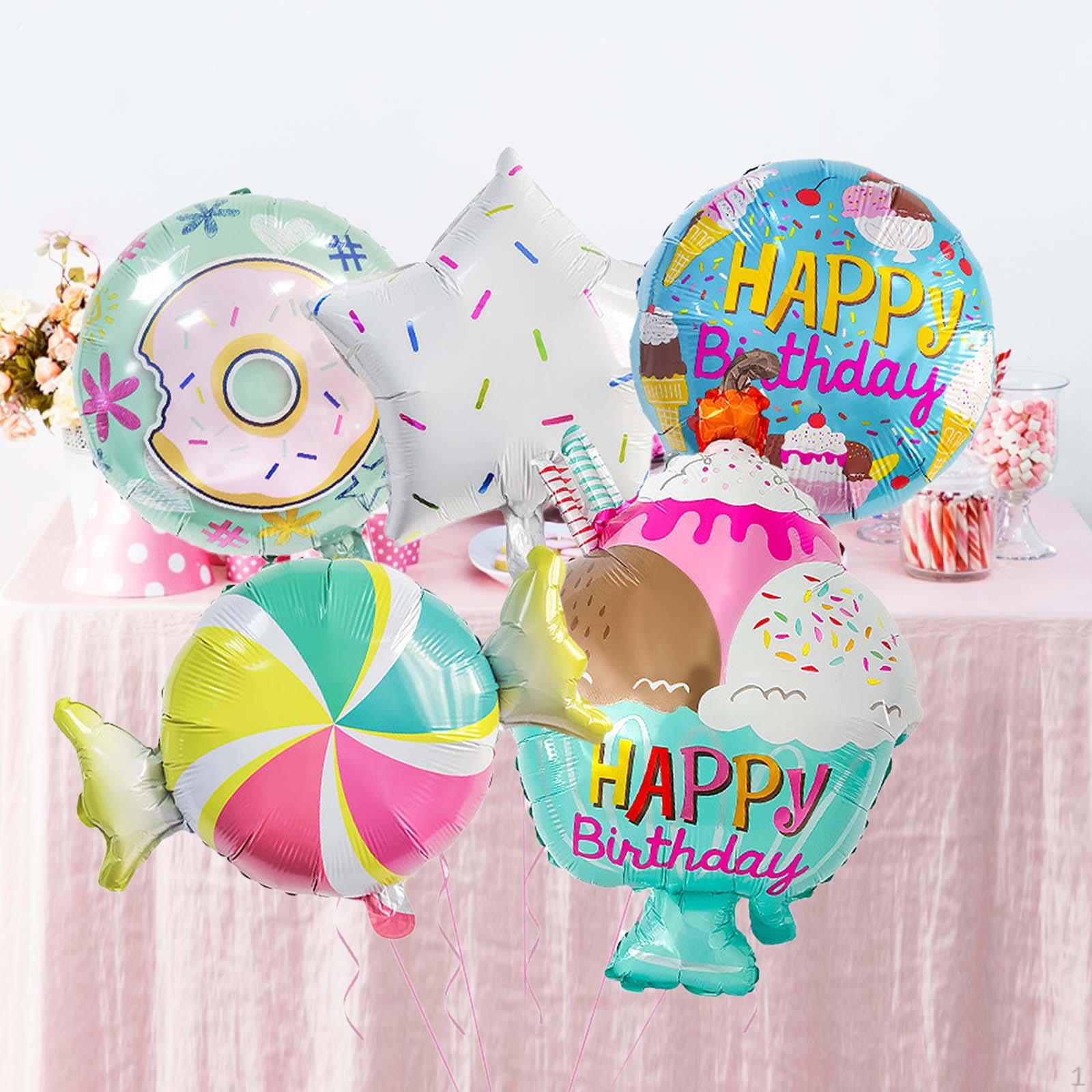 Воздушные шары с мороженым, пончик, с днем рождения, конфеты из алюминиевой фольги для Candy
Воздушные шары с мороженым, пончик, с днем рождения, конфеты из алюминиевой фольги для Candy