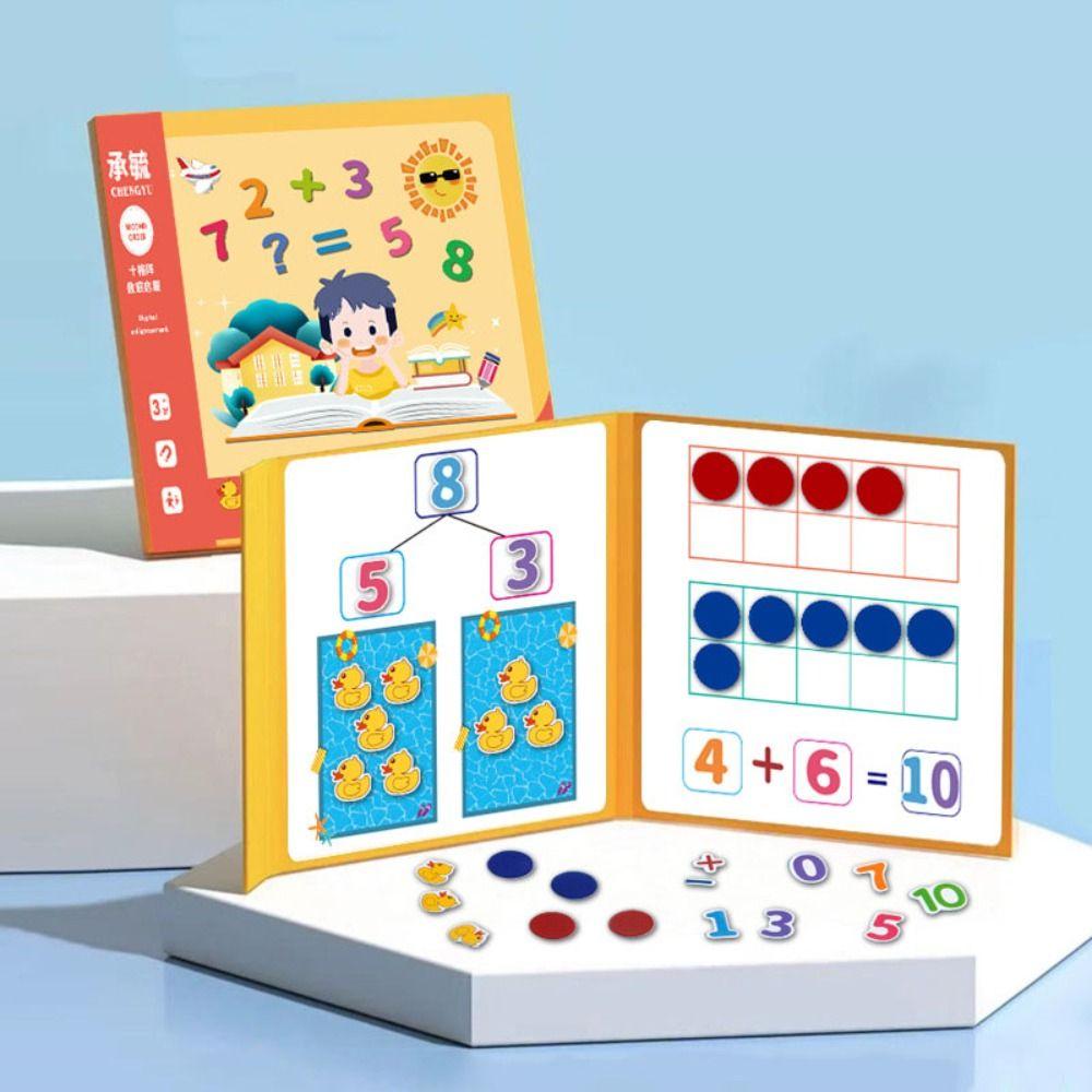 Addition Subtraction Magnetic Learning Book 2-in-1 Math Teaching Aids Ages 3-6 within 10
Addition Subtraction Magnetic Learning Book 2-in-1 Math Teaching Aids Ages 3-6 within 10