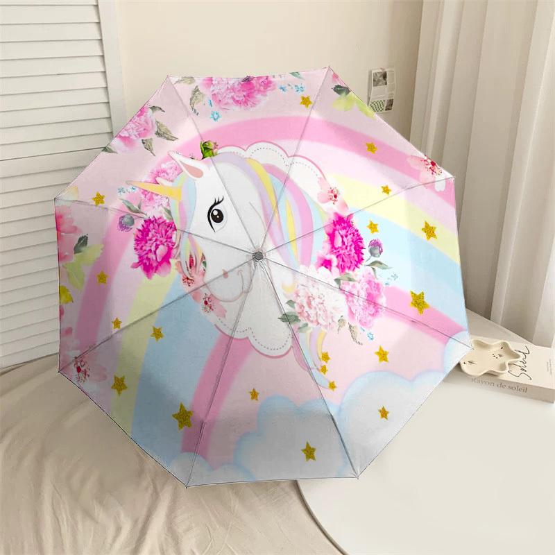 1PC Unicorn Flowers Umbrella-8-Rib Reinforced Portable Folding Travel Suitable for All Seasons Outdoor Daily Use-Z0488
1PC Unicorn Flowers Umbrella-8-Rib Reinforced Portable Folding Travel Suitable for All Seasons Outdoor Daily Use-Z0488