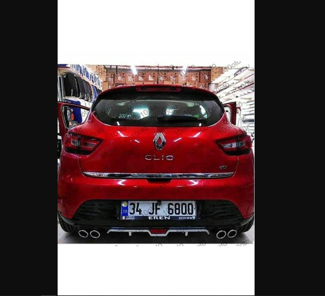 Для Clio 4 Дифузор 4 Вихід заднього бампера з виглядом вихлопу - універсальний спліттер чорний
Для Clio 4 Дифузор 4 Вихід заднього бампера з виглядом вихлопу - універсальний спліттер чорний