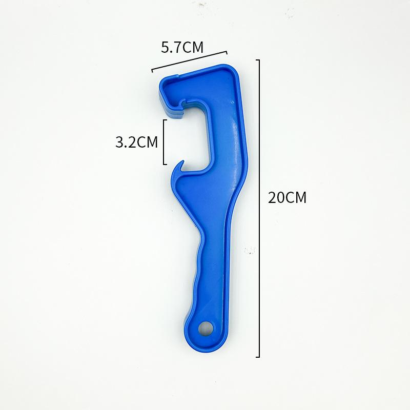 1PC Plastic Paint Can Opener, 5-Gallon Paint Can Wrench, Lightweight And Durable, Suitable for Home And Industrial Use синий
1PC Plastic Paint Can Opener, 5-Gallon Paint Can Wrench, Lightweight And Durable, Suitable for Home And Industrial Use синий
