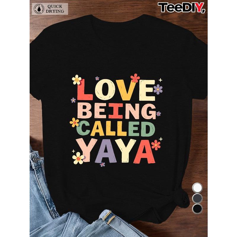Women s Plus Size Love Being Called Yaya T-Shirt - Oversized Casual Short Sleeve Top with Yaya Name Print, Multicolor Lettering & joyful Faces/Stars 4XL чорний
Women s Plus Size Love Being Called Yaya T-Shirt - Oversized Casual Short Sleeve Top with Yaya Name Print, Multicolor Lettering & joyful Faces/Stars 4XL чорний