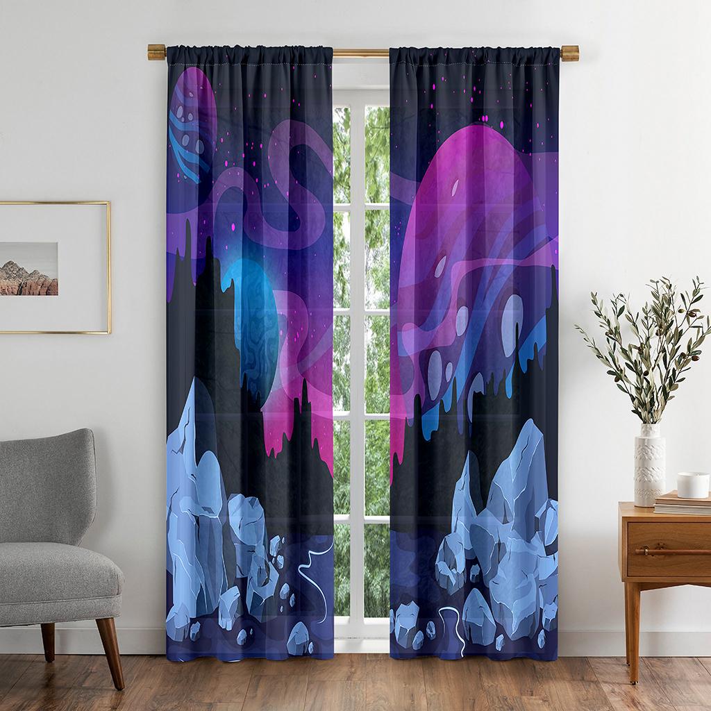 Vibrant Space Galaxy Planet Animated Blackout Window Panel Curtain designed for Living Room Bedroom Bathroom Kicthen Door Cupboard Decor Hooks W50 X H130(CM)X2&Hook
Vibrant Space Galaxy Planet Animated Blackout Window Panel Curtain designed for Living Room Bedroom Bathroom Kicthen Door Cupboard Decor Hooks W50 X H130(CM)X2&Hook